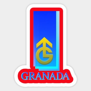 Granada TV Logo Sticker